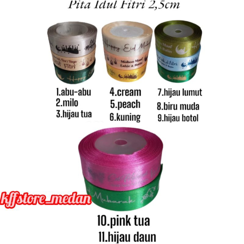 

Pita Idul Fitri 2.5cm (Per Roll)