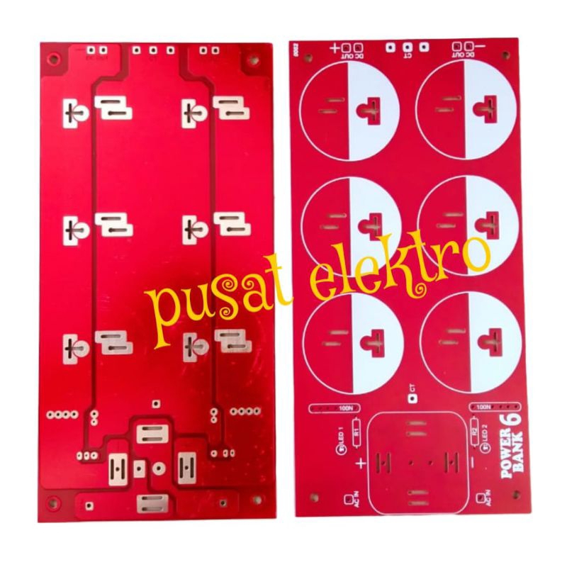 pcb 6 elco psu 6 elco