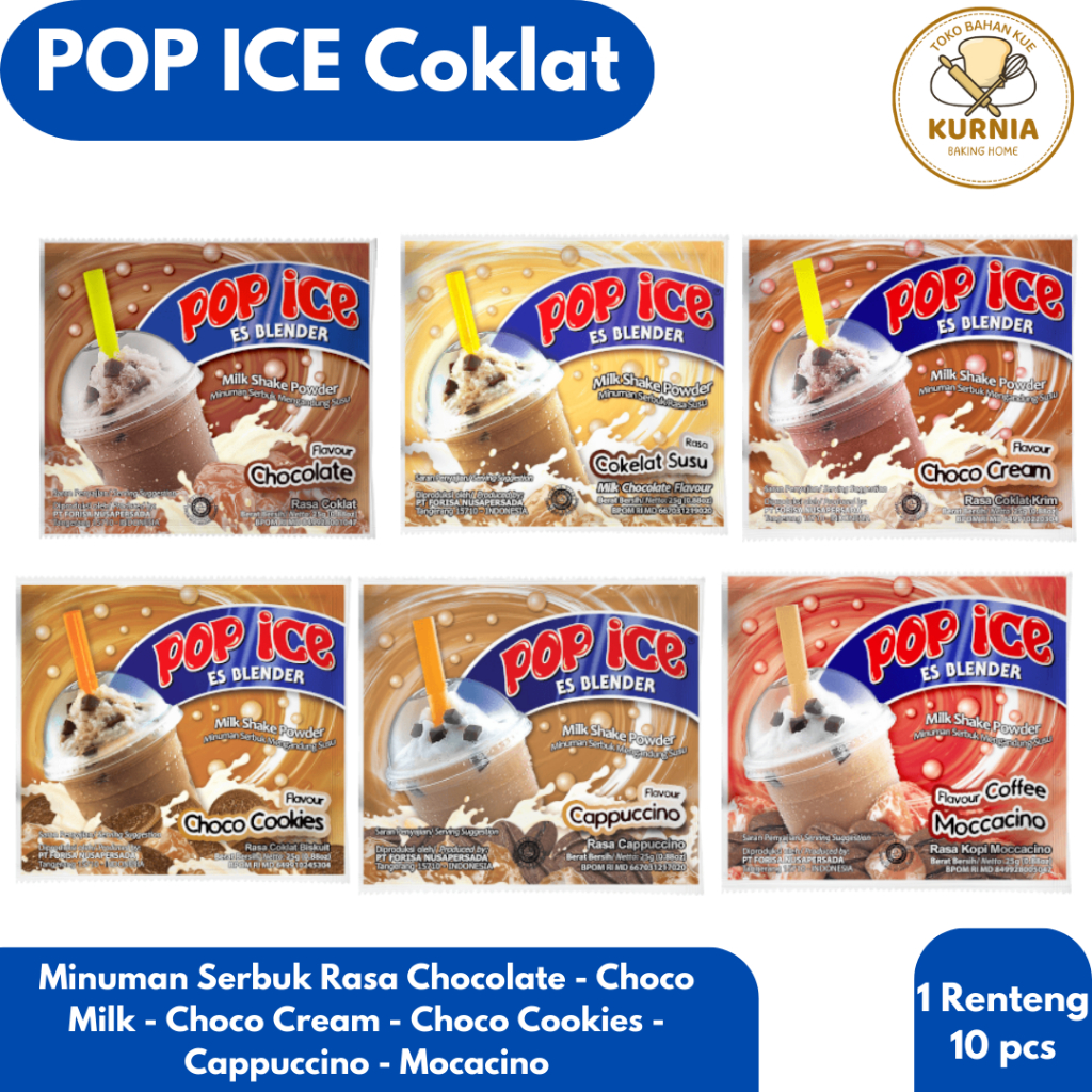 

POP ICE VARIAN RASA COKLAT RENTENG 10 PCS