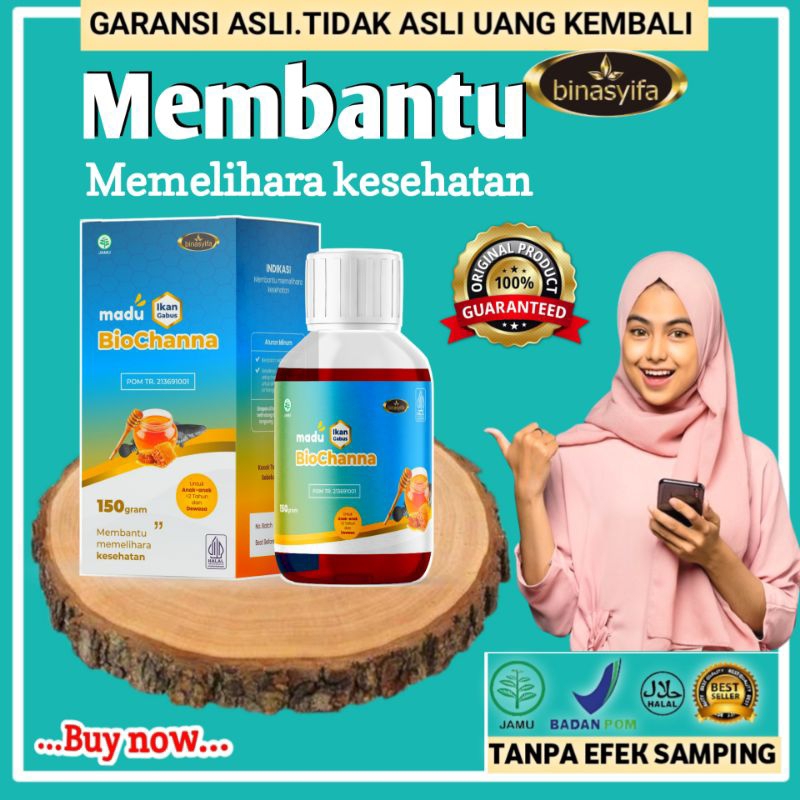 

MADU BIOCHANNA - Madu Ikan Gabus Premium Madu Alami Sumber Albumin Pemulihan Jaringan Tubuh Penyembuhan Segala Penyakit Binasyifa