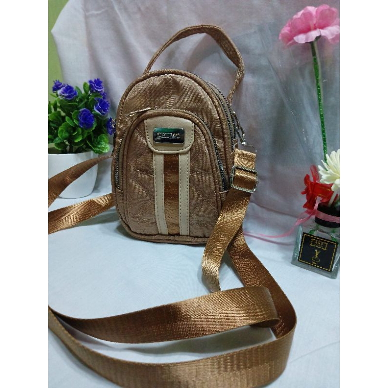 NAN Tas Selempang Chibao Kecil Lis Garis