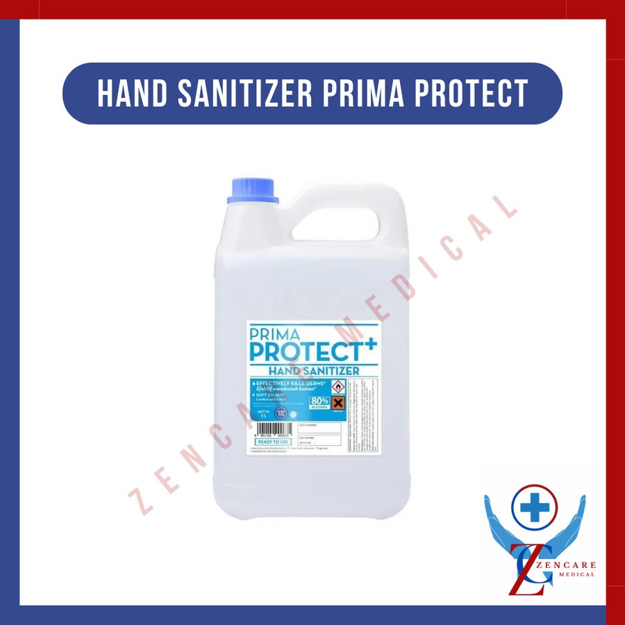 Hand Sanitizer Prima Protect 5 Liter Cair / Gel