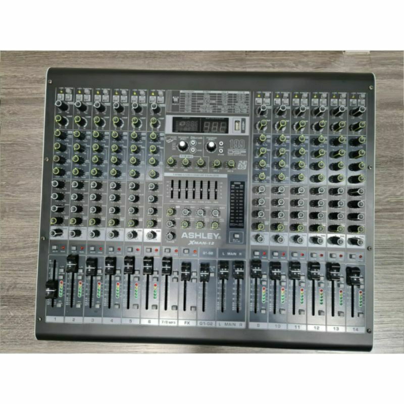 mixer audio 12 channel original ashley xman 12 mixer karaoke original