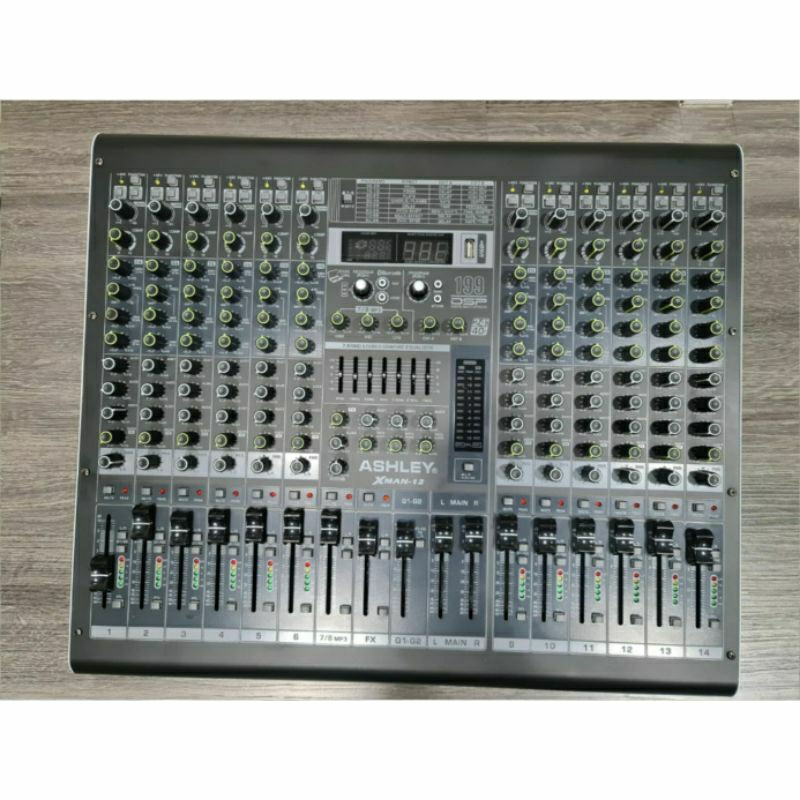 mixer audio 12 channel original ashley xman 12 mixer karaoke original