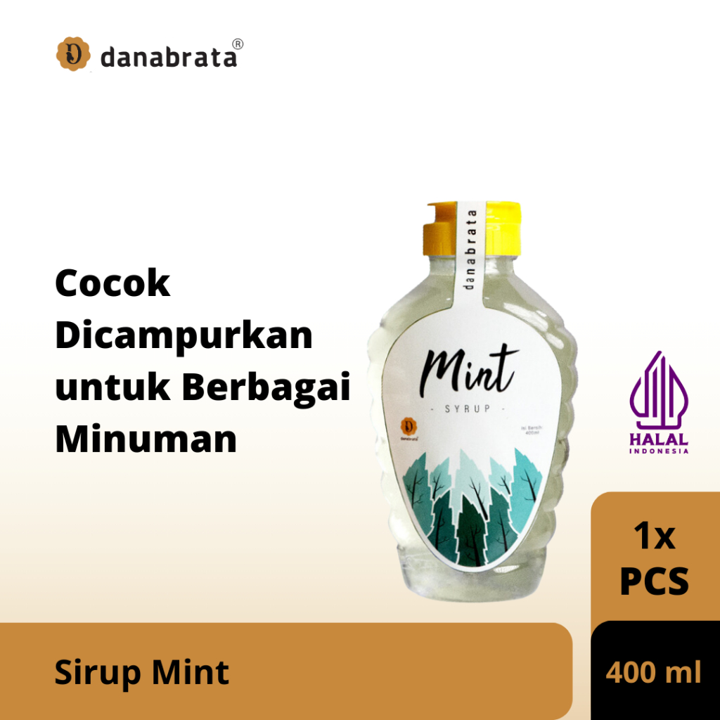 

Danabrata Sirup Mint 400 ml untuk segala minuman / Mint Syrup
