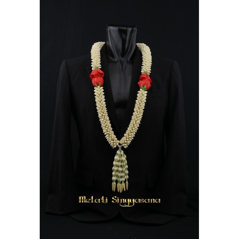 Kalung Pengantin Palembang Mewah melati imitasi
