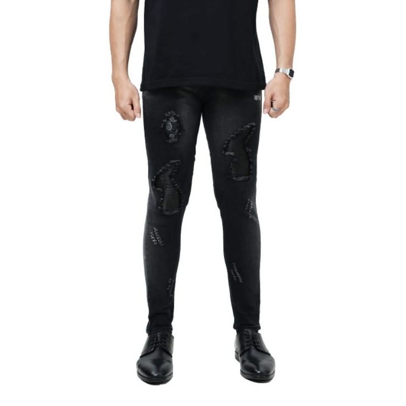 UPRISE Cobra Black Leather Biker [SEGEL] ❗SIAP KIRIM❗