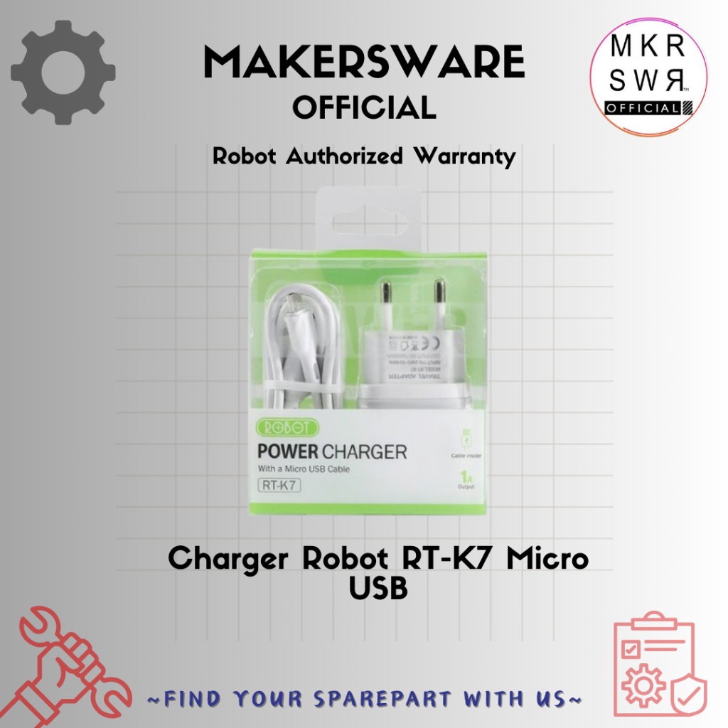 Charger Robot RT-K7 Casan Chasan Carger Android HP Micro Ori Murah