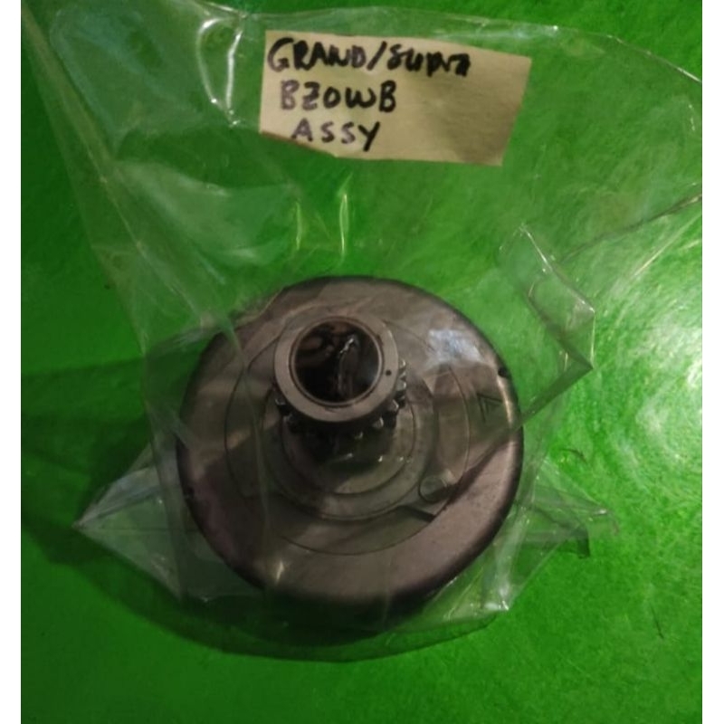 Gigi Lonceng Assy GRAND / SUPRA Mangkok Kampas Ganda Rumah Otomatis Pully Poly Puli Primer Pulley At
