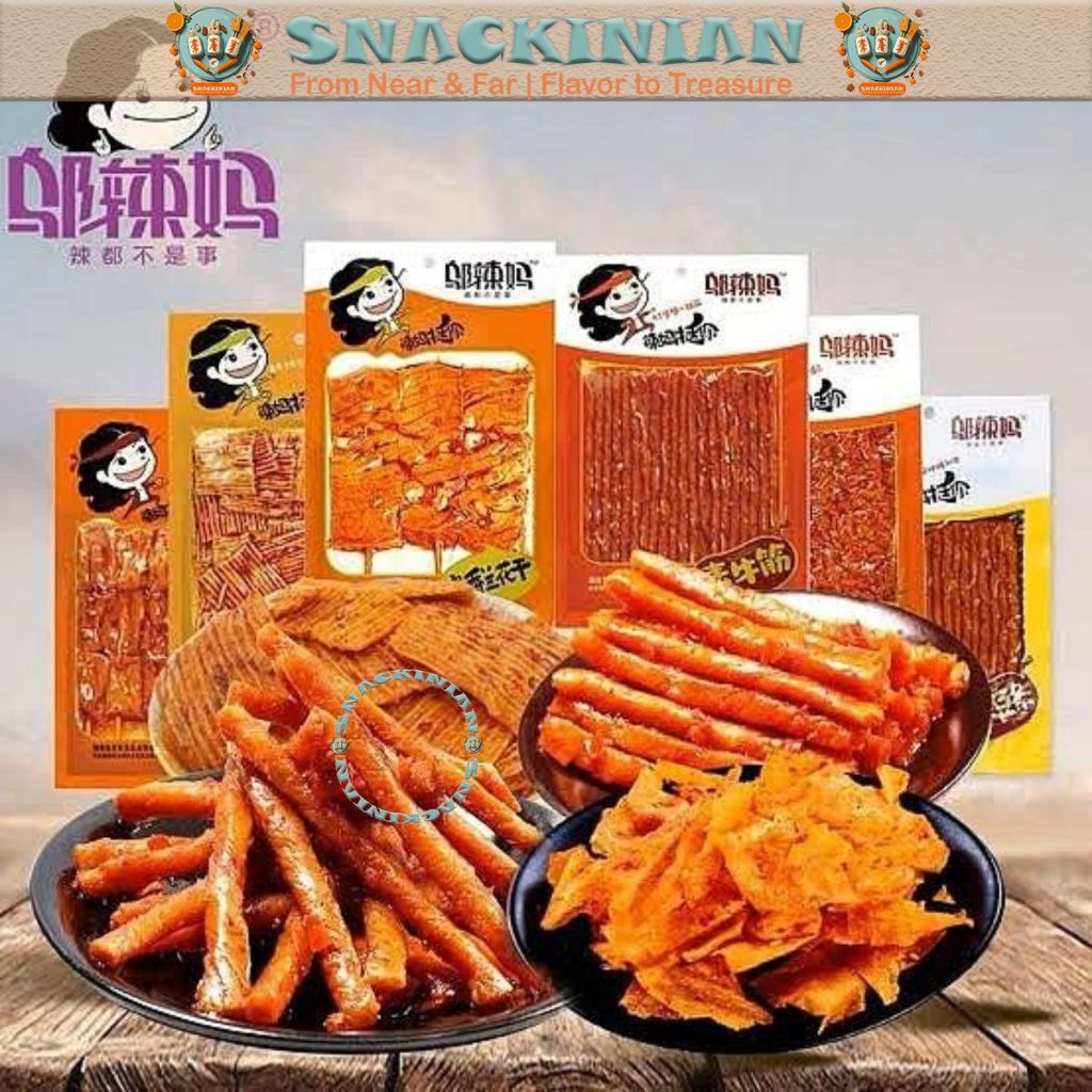 

Wulama Gluten Spicy Kemasan Ukuran Sedang 70gram Tofu Latiao Cemilan Snack Vegetarian