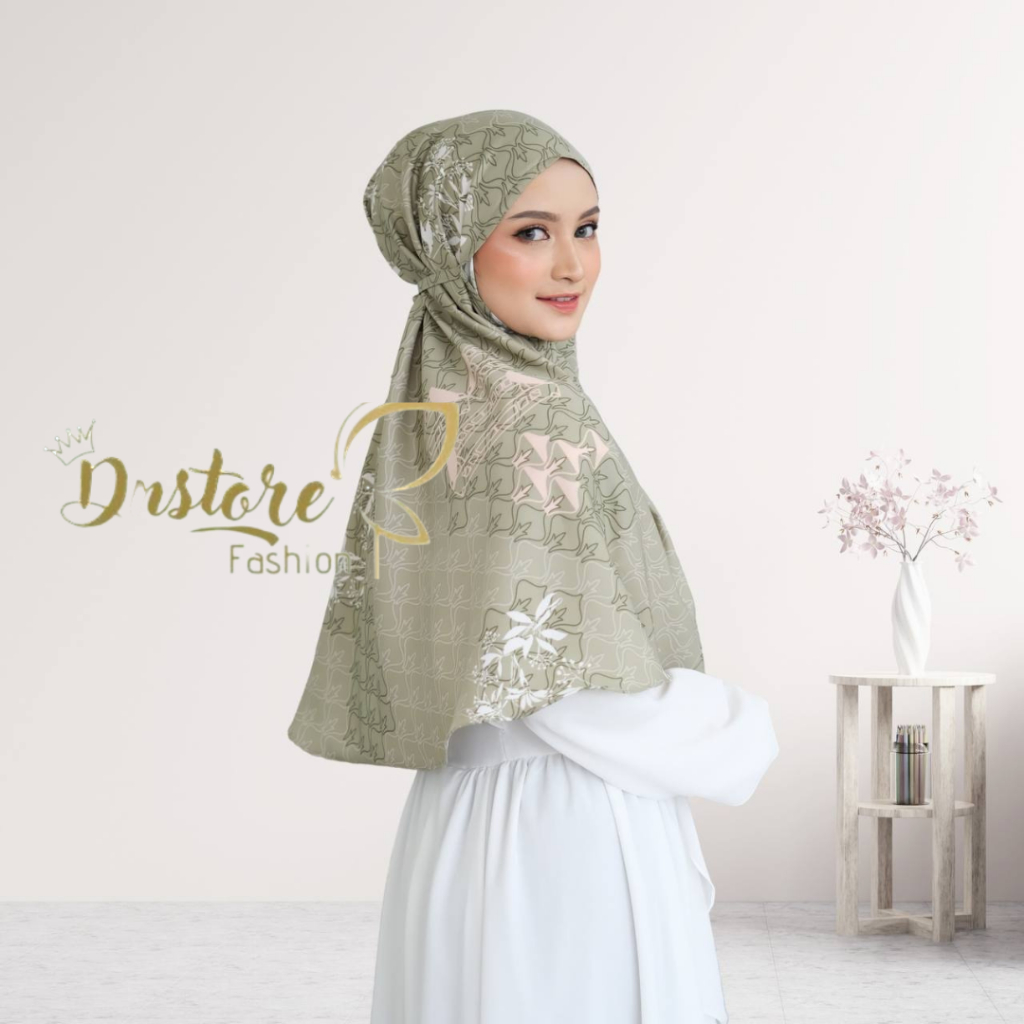 JILBAB BERGO MOTIF PREMIUM - HIJAB BERGO MEIZA PREMIUM - BERGO MEIZA
