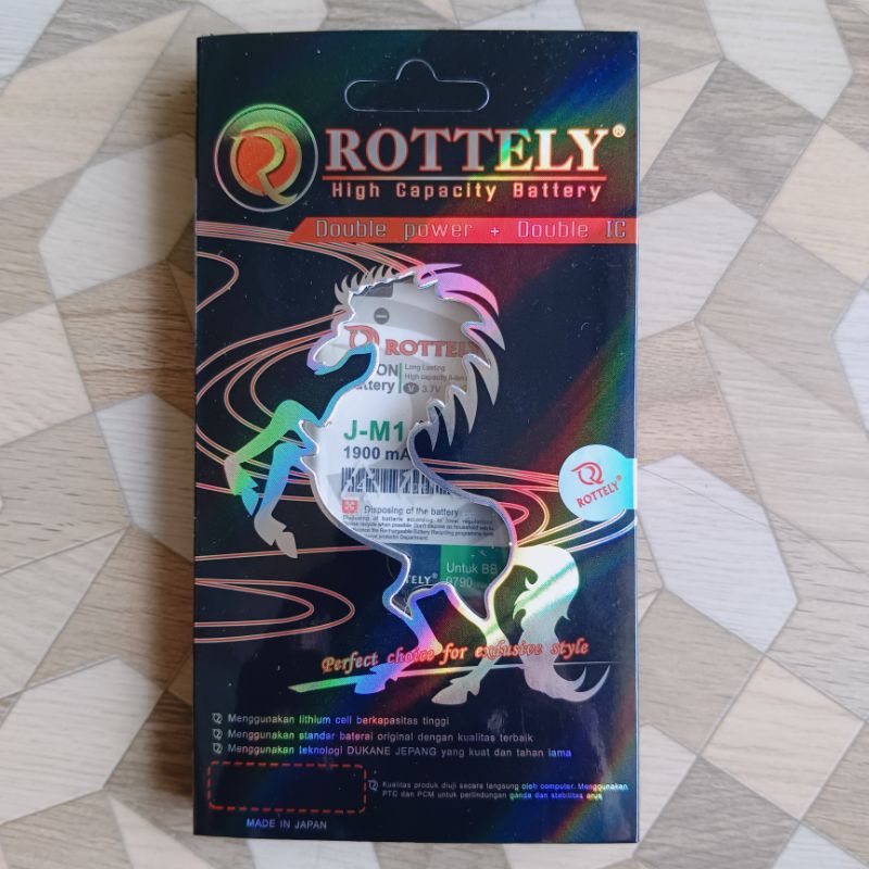 Baterai Blackberry BB Dakota Bold 9900 9790 JM1 ORI ( Batre, Batrai, Battery, Original Rottely, TAM,