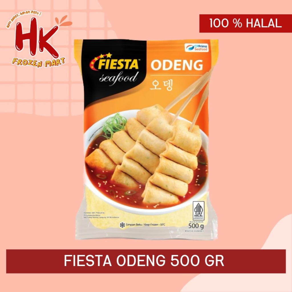 

Fiesta Seafood Odeng 500gr | olahan ikan korean food cedea ilm minaku HK FROZEN MART