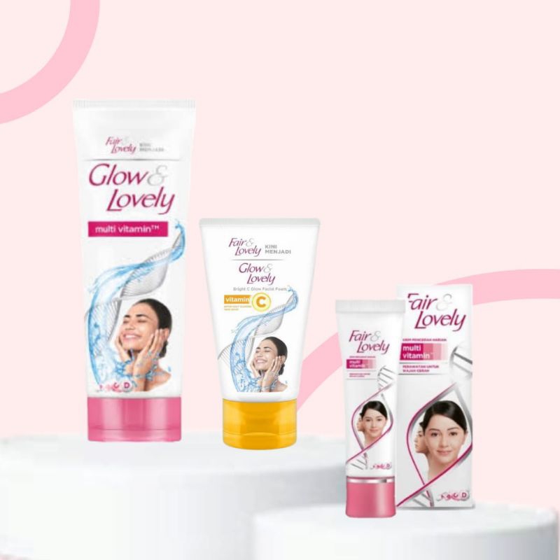 (COD) FAIR & LOVELY PELEMBAB 50GR+25GR| FACIAL WASH FAIR & LOVELY 100ML + 50ML| FACIAL FOAM FAIR & L