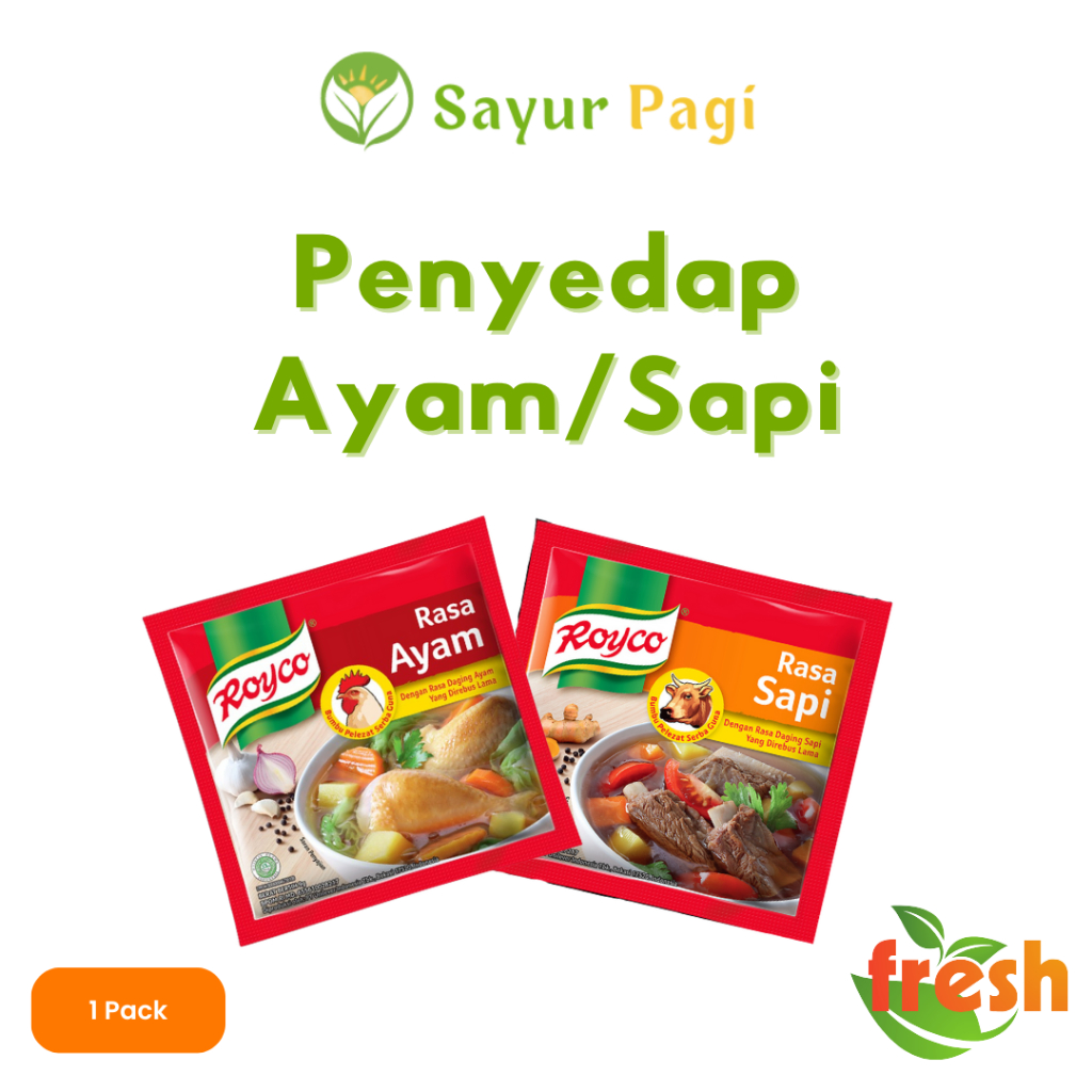 

Penyedap Rasa Ayam Royco Ayam / Sapi