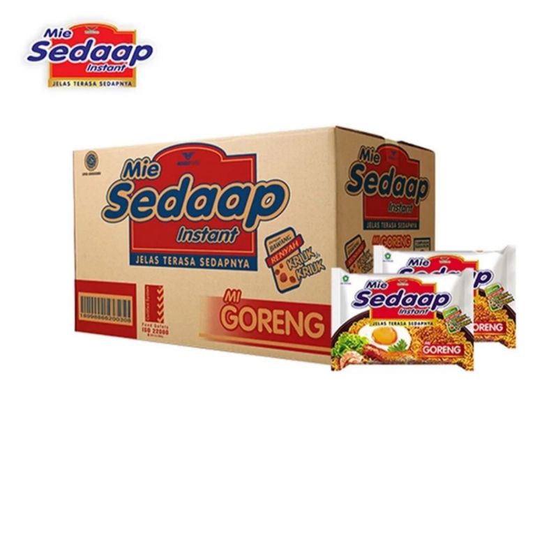 

Sedaap Mie Instan Goreng Bag 90 gr x40