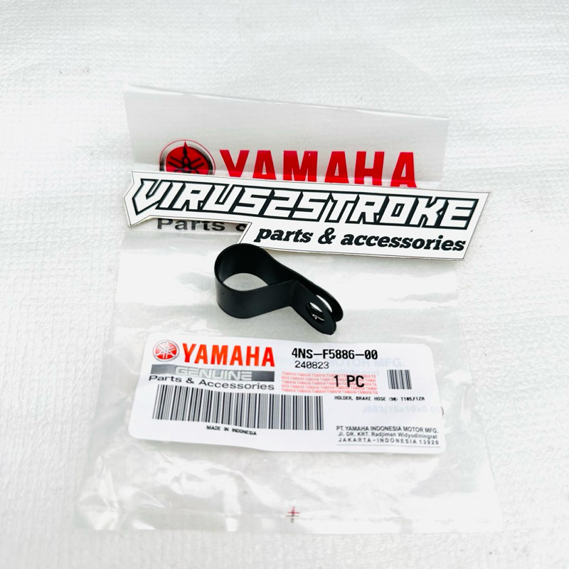 Bracket Breket Klem Atas Selang Rem Depan Yamaha F1ZR FIZR F1Z FIZ R Force 1 Crypton Vega R Lama Ori