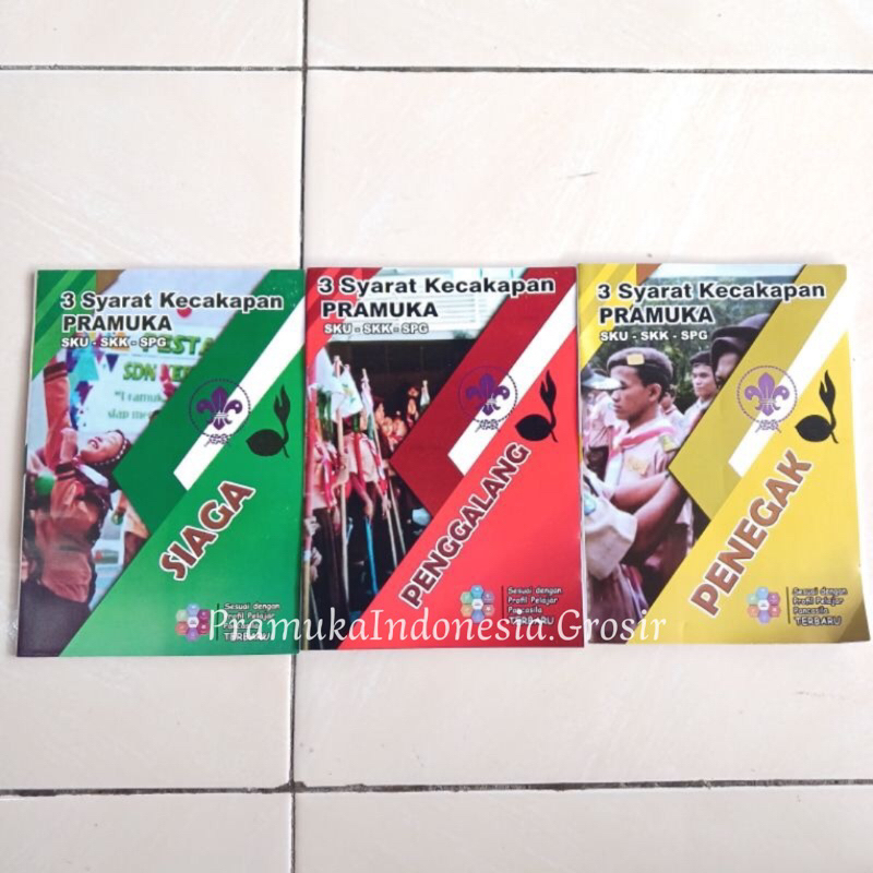 BUKU 3 SYARAT KECAKAPAN PRAMUKA SKU - SKK - SPG / BUKU PRAMUKA