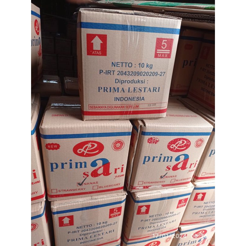 

Selai Serat Primasari Blueberry 10 kg