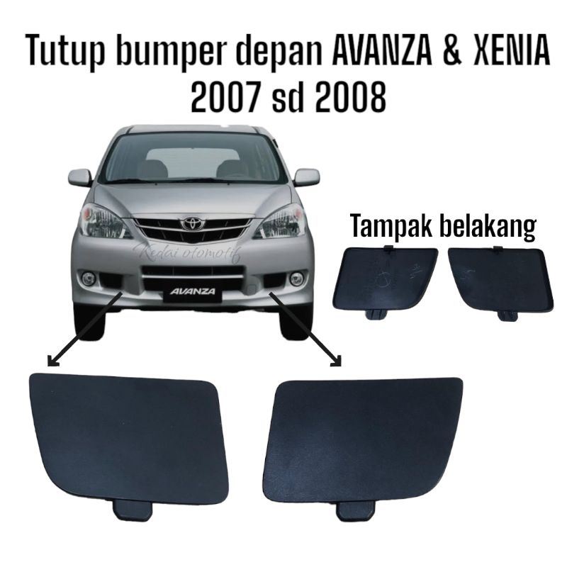 tutup bumper depan model tipis AVANZA, XENIA 2007 sd 2011