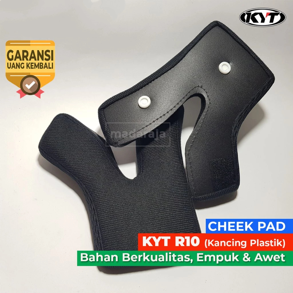 Busa Pipi KYT R10 Busa Helm Kyt R10 Busa Pipi Kancing Plastik