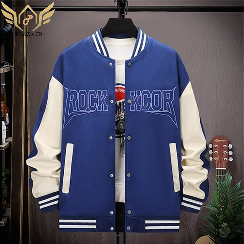 BOMBER VARSITY PPREMIUM ROCK KCOR BENHUR HITAM HIJAU BOTOL JUMBO CUSTOM