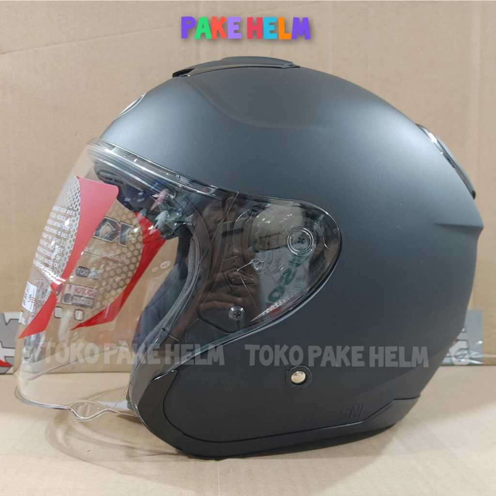 helm kyt kyoto hitam doff original