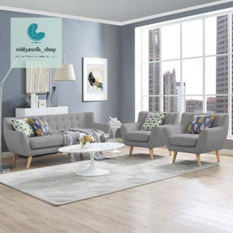 SOFA RETRO MINIMALIS FULLSET TERBARU / SOFA 211