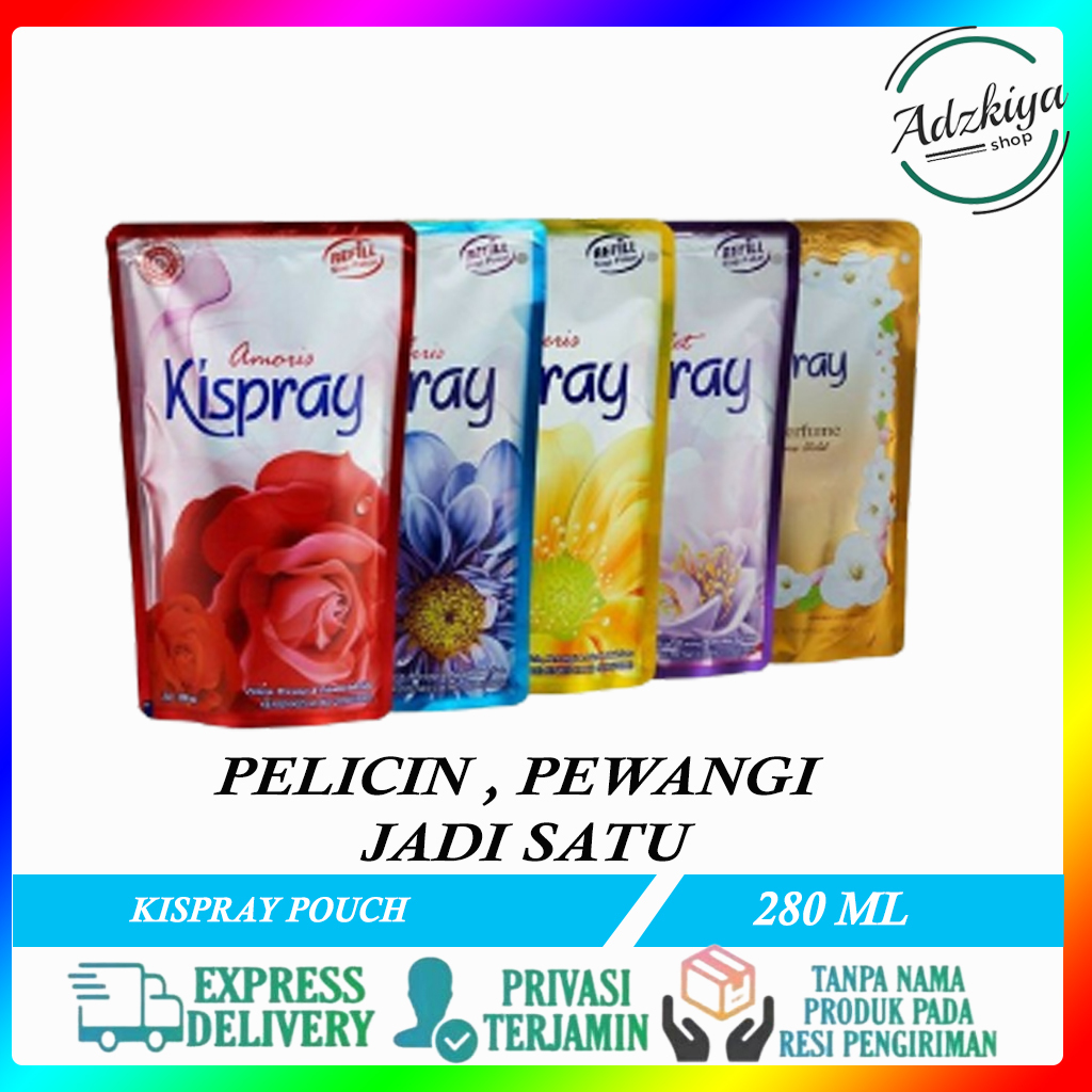 KISPRAY REFILL 280 ML/KISPRAY AMORIS/KISPRAY GOLD/KISPRAY ALL VARIAN/KISPRAY POUCH ALL VARIAN/KISPRA