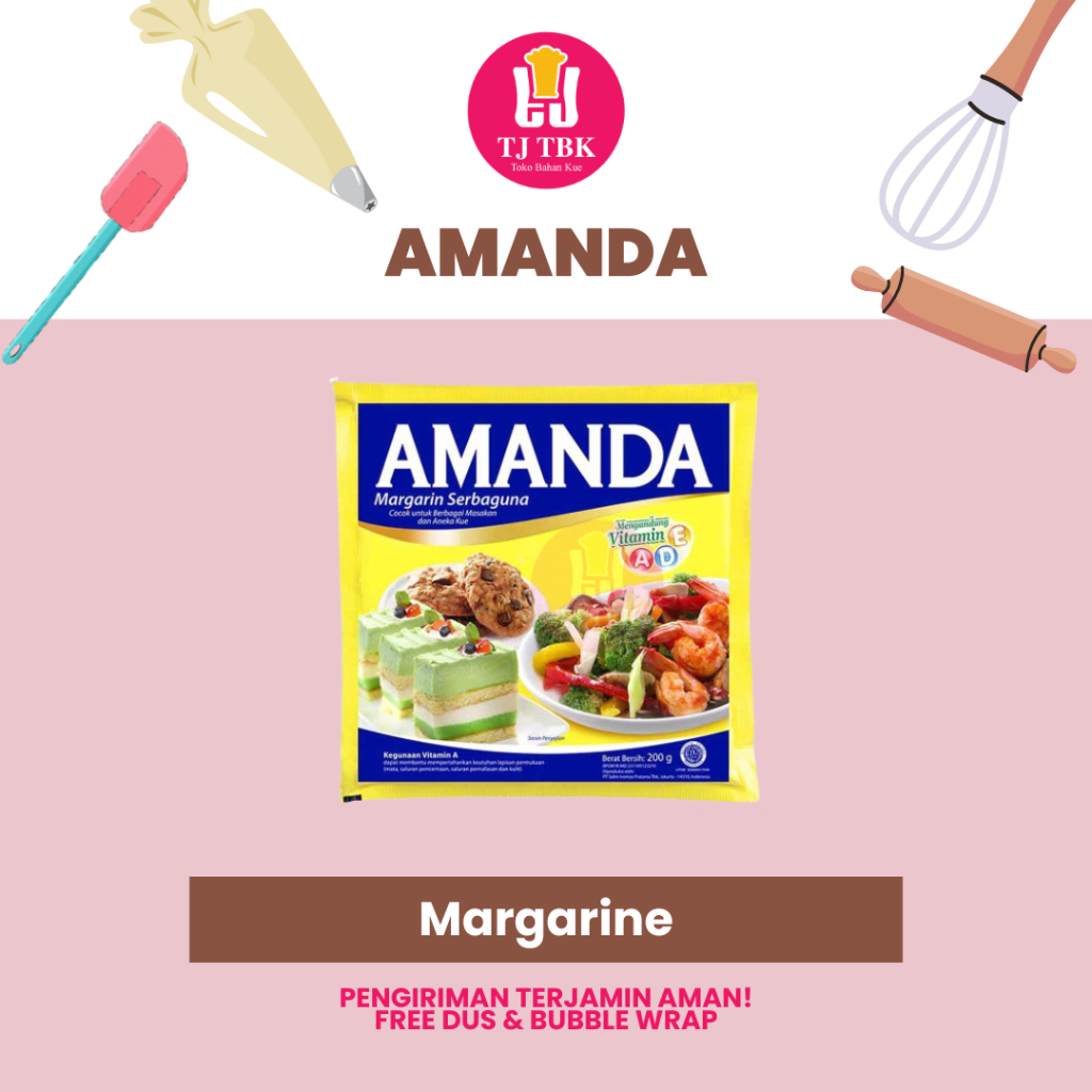 

AMANDA Margarine Serbaguna 200gr