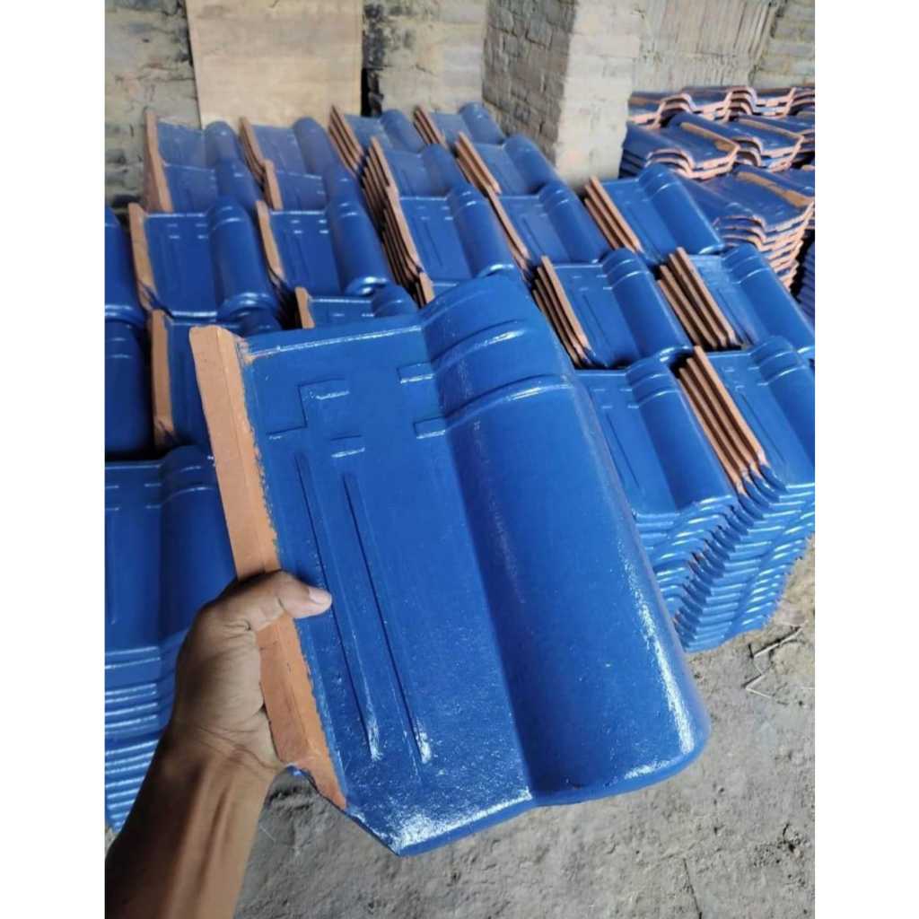 Genteng Mantili Cat Pernis