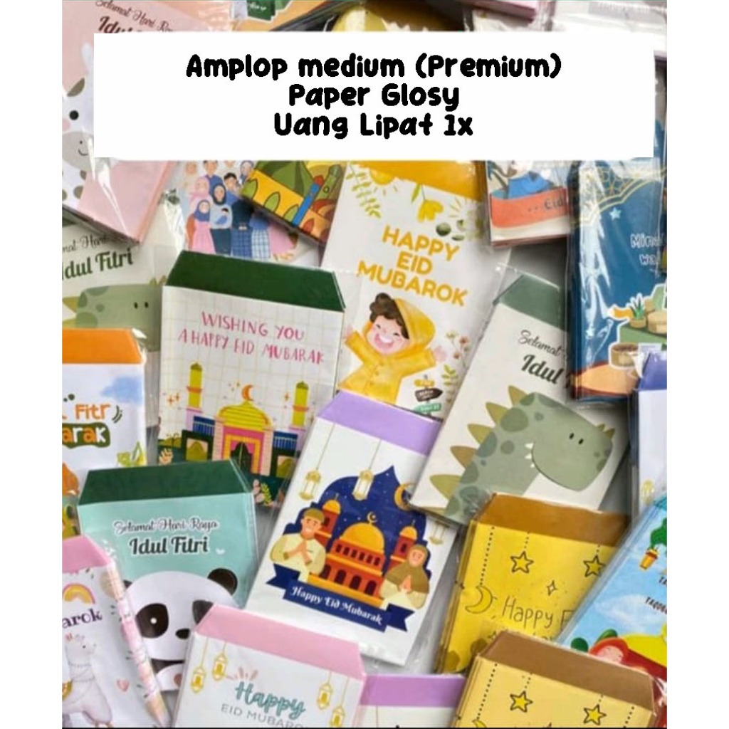 

(MEDIUM)Amplop Lebaran Idul Fitri/angpao lebaran idul fitri unik lucu