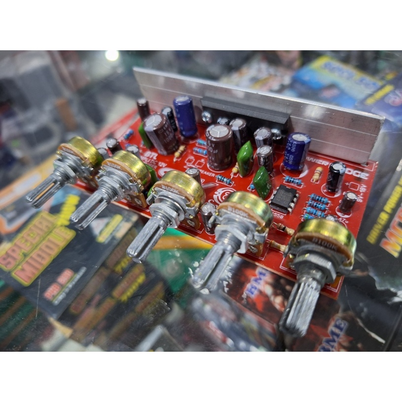 MINI POWER KIT Amplifier Audio DC 12V LA4400 MONO + SUBWOOFER BTL