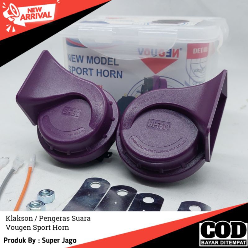 COD Klakson Motor Mobil Keong Zegen Vougen Sport Horn