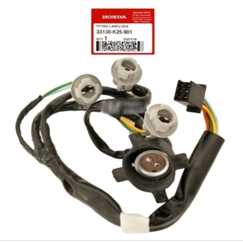 Kabel lampu depan Beat Fi Socket lampu Beat Fi 33130K25901 original AHM