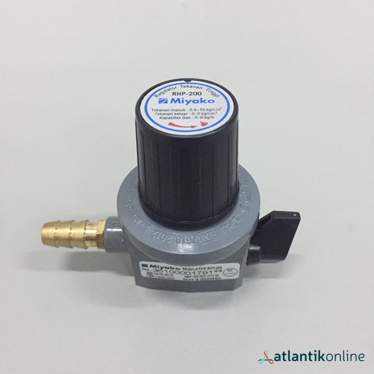 Gas regulator tekanan tinggi high pressure MIYAKO RHP-200 RHP200