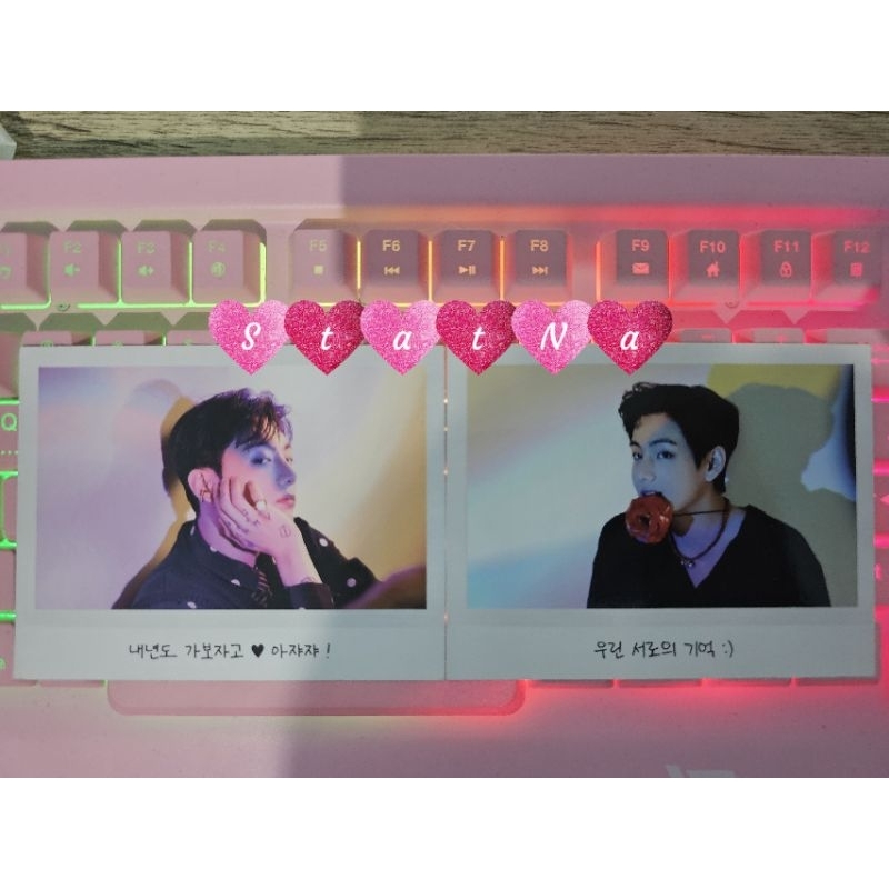 Instant Photo Taehyung Jungkook BTS of Memories 2021 Bluray