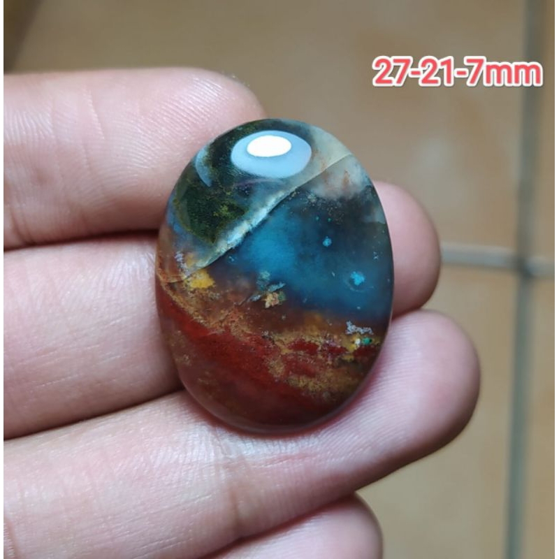 batu akik pancawarna Garut Cristal material Darson legend berkualitas siap naik ring