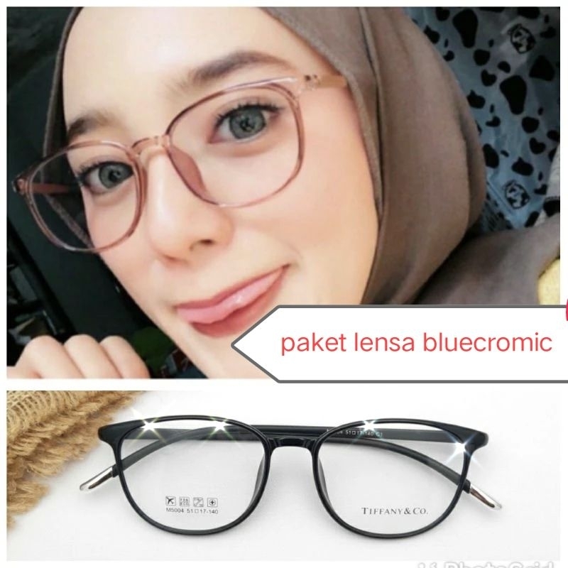 kacamata optik,bluecromic,LINDA FARROW, seri 5004