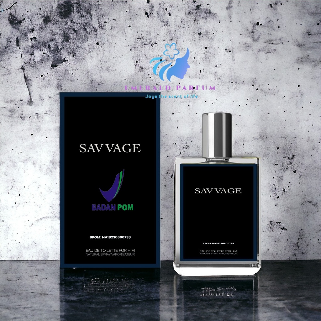 Emerald Parfum - [ BPOM & Halal ] Parfum Savvage 50ml / Parfum Savvage 50ml / Minyak Wangi Termurah