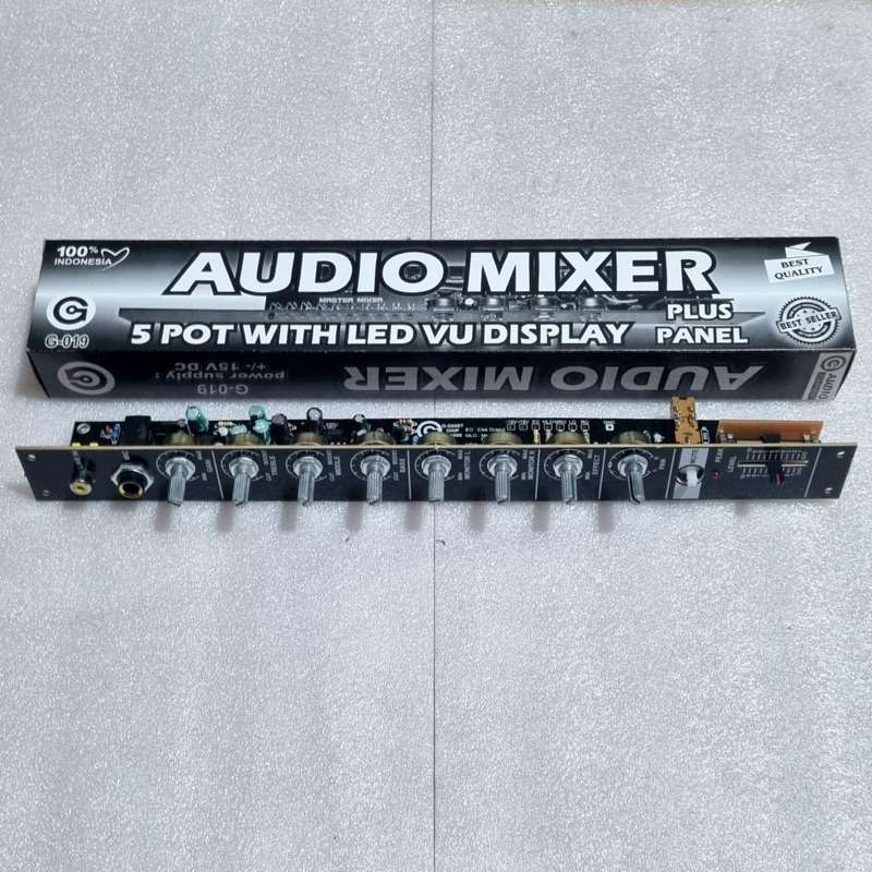 Penguat Mic Advance 9 Potensio Plus Panel Mixer G-020