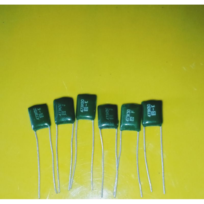 kapasitor milar 473K50 10pcs