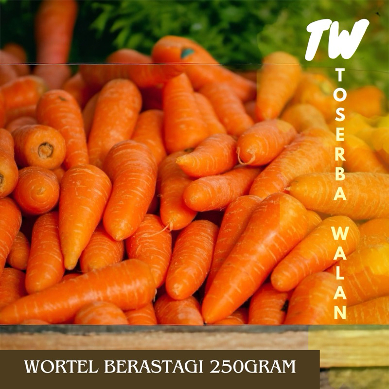 

(TW FRESH)Wortel Berastagi 250Gram Sayuran Fresh