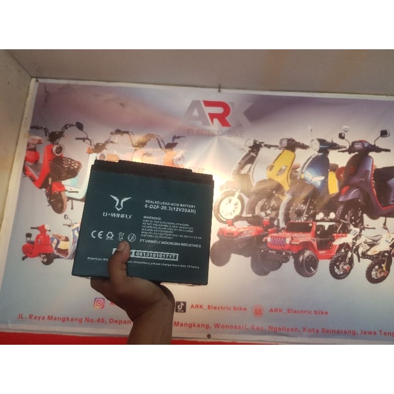 aki eceran Uwinfly 6DZ-20.3 12V 20Ah