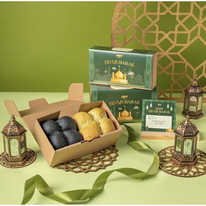 

Hampers Idul Fitri Baby Sobek Vegan | Ramadhan Parcel Sehat by NUDE - Box isi 2 pcs