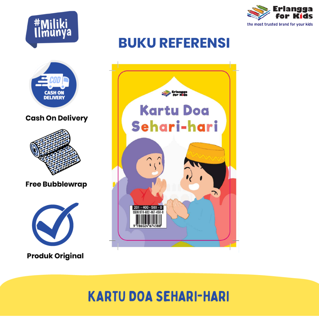[Erlangga] SERI KARTU PAUD ERLANGGA : KARTU DOA SEHARI-HARI