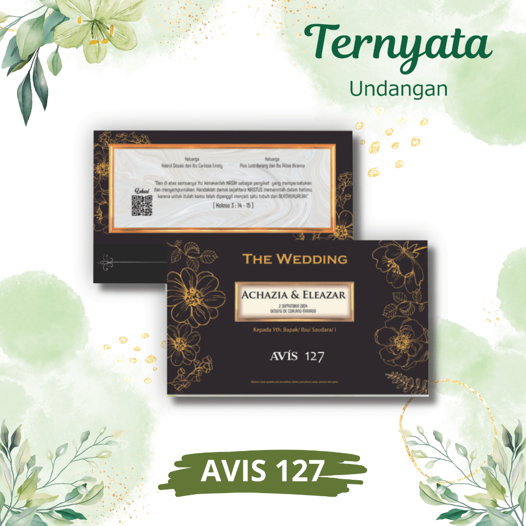 

Blangko undangan atau kertas undangan pernikahan bisa untuk khitan merek AVIS 127 dengan bahan kertas BC premium terbaik harga termurah