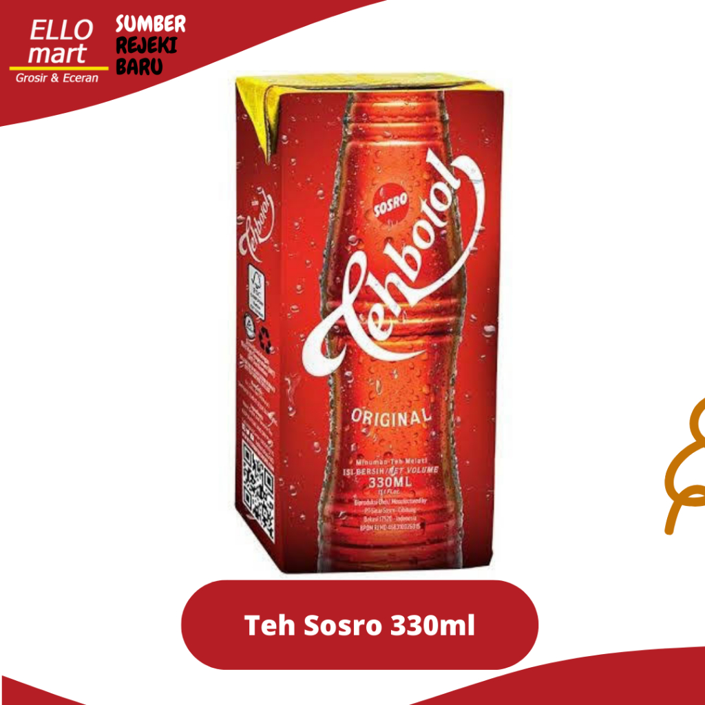 

Teh Botol Sosro Kotak 330ml Original Teh Sosro Kotak