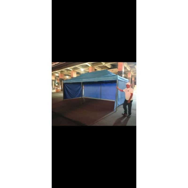 tenda lipat 3x6 super + sisi dinding