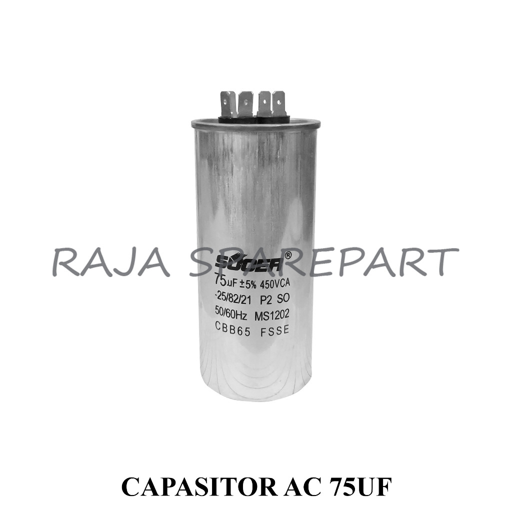 C75 KAPASITOR/CAPACITOR AIR CONDITIONER/CAPASITOR AC 75UF